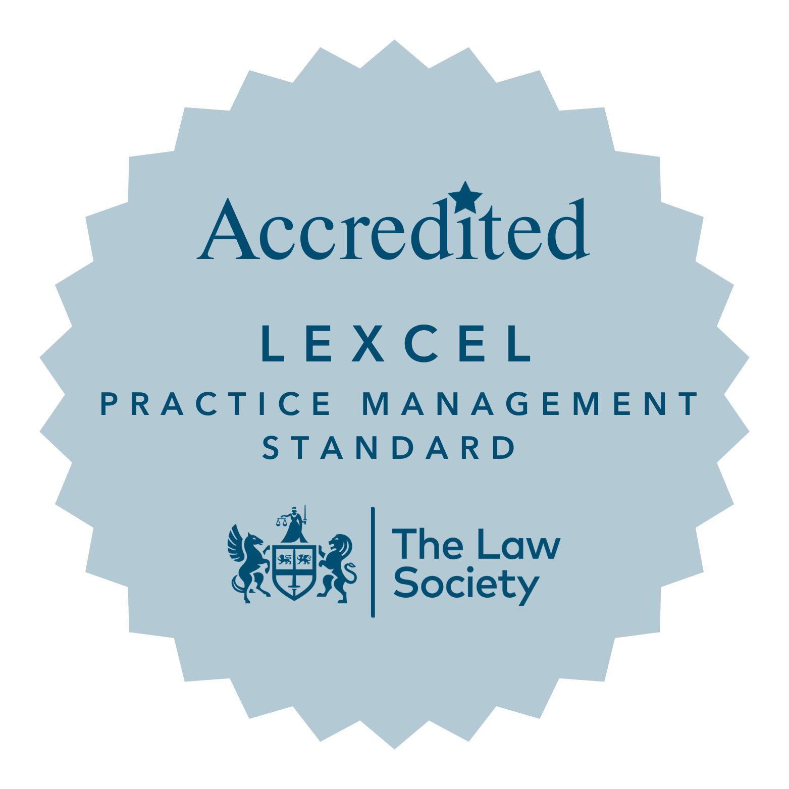 accredited LEXCEL Practice Management Standard